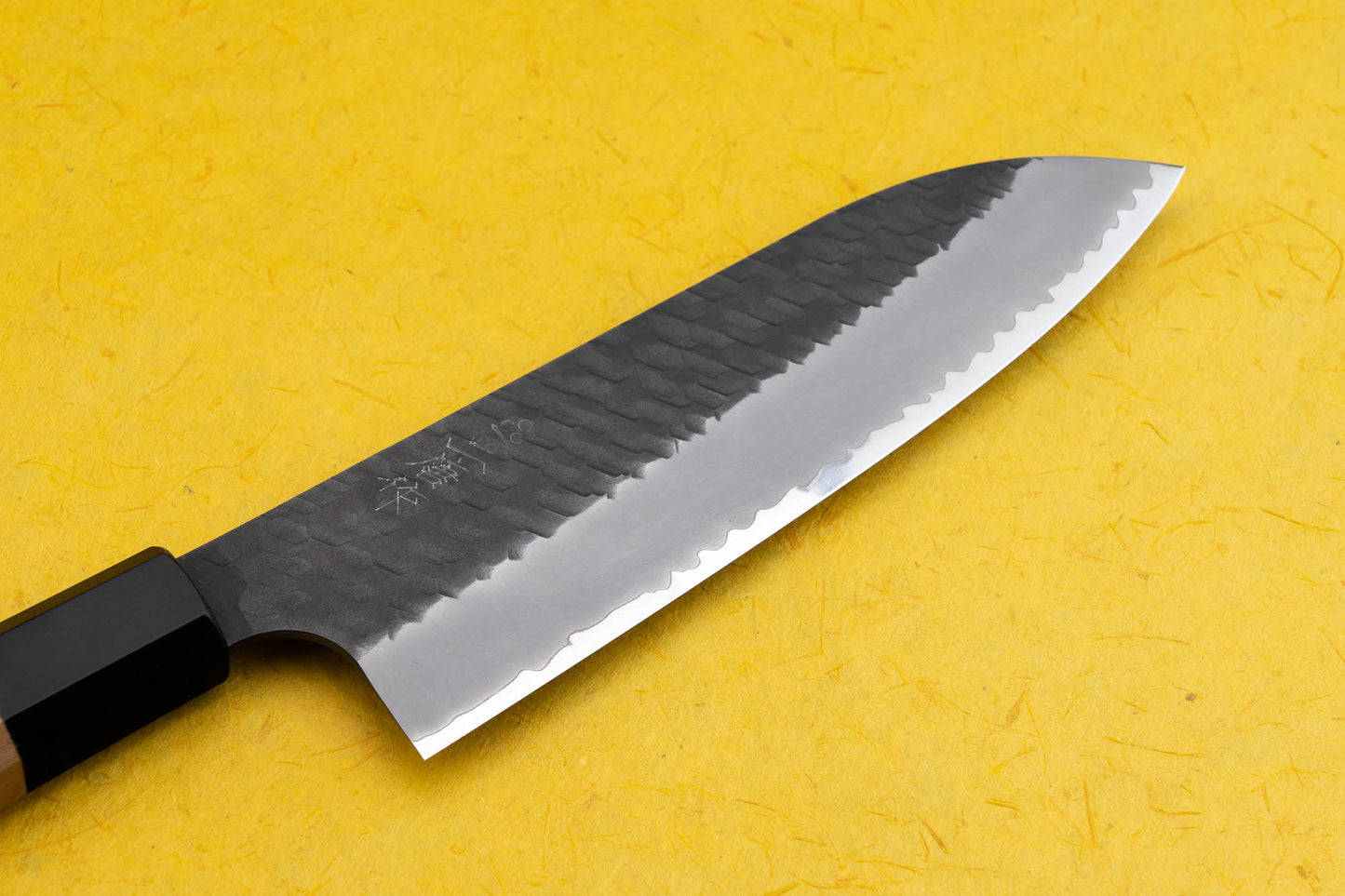 Nigara SG2 Kurouchi Tsuchime Santoku 180mm from Nigara Hamono
