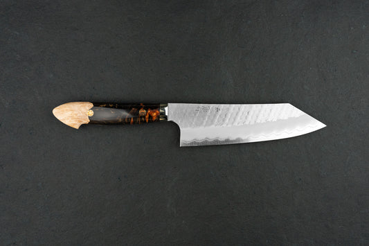 Nigara SG2 Migaki Tsuchime Western Bunka 180mm from Nigara Hamono