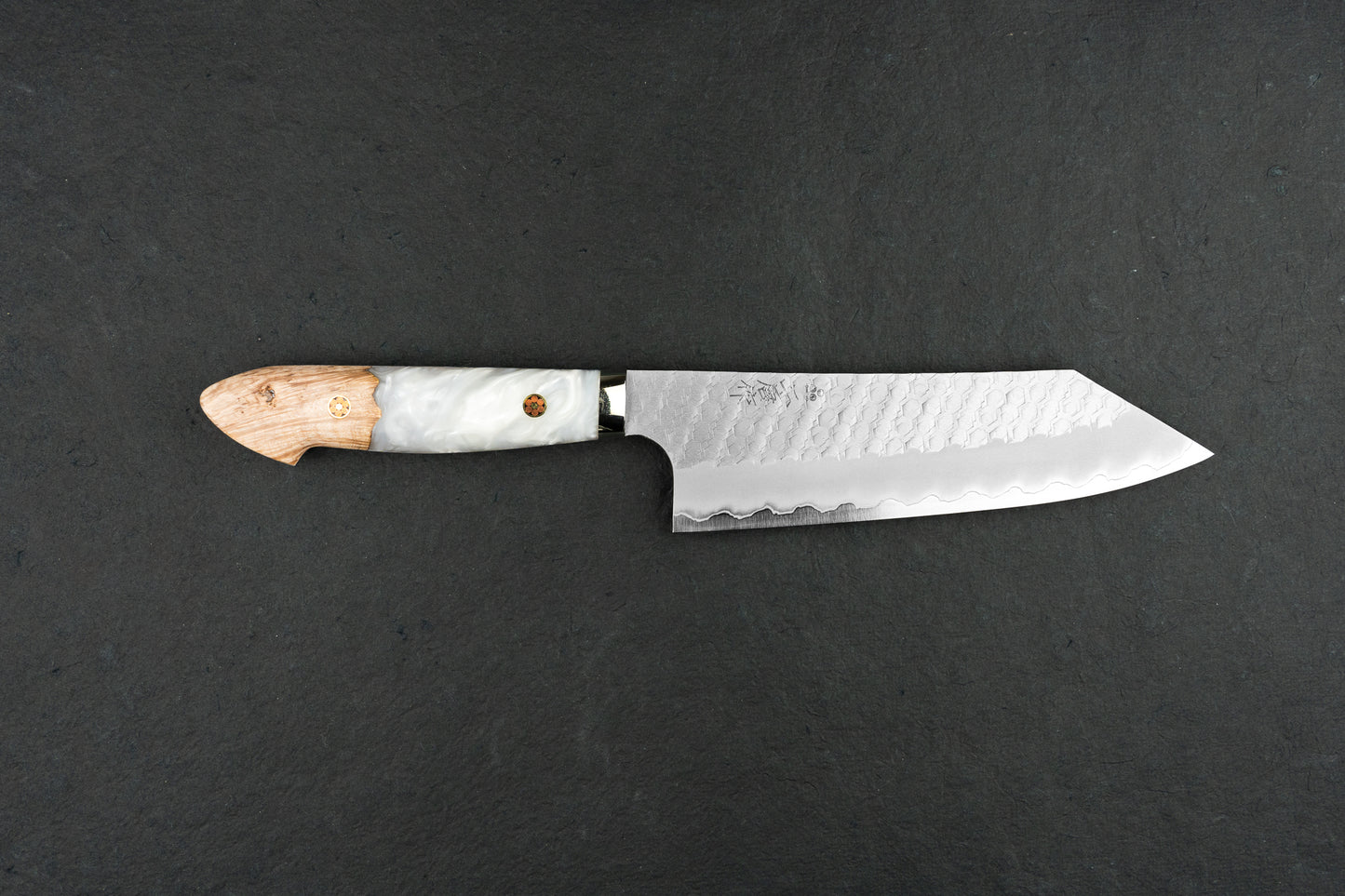 Nigara SG2 Migaki Tsuchime Western Bunka 180mm from Nigara Hamono