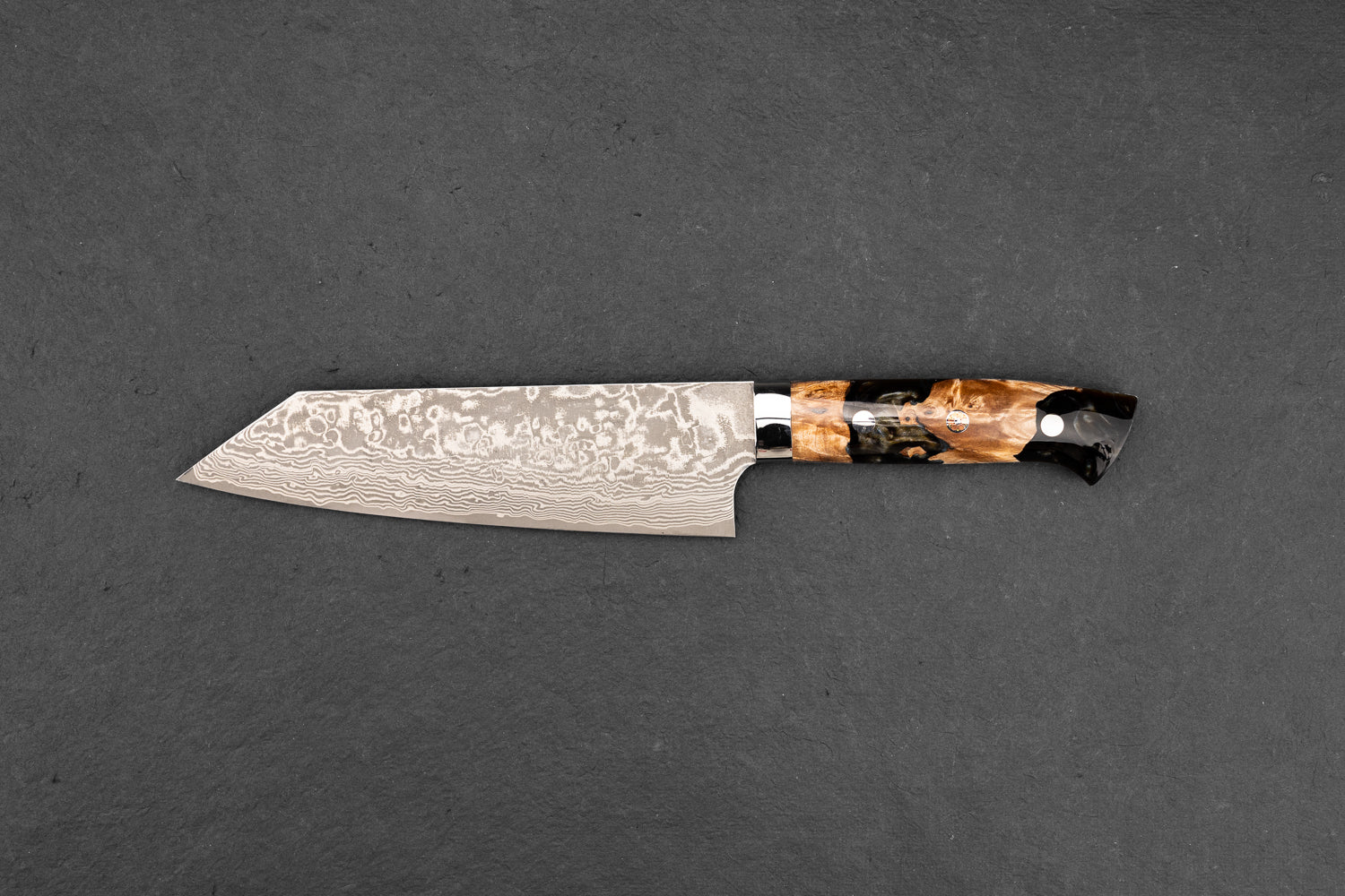 Takeshi Saji R2 Black Damascus Western Bunka 165mm from Takeshi Saji