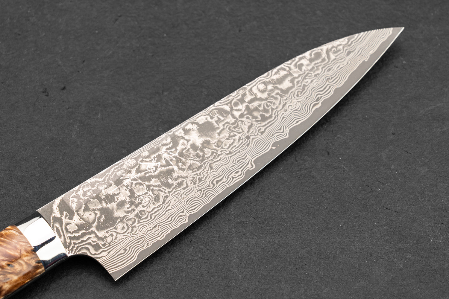 Takeshi Saji R2 Black Damascus Western Gyuto 180mm from Takeshi Saji