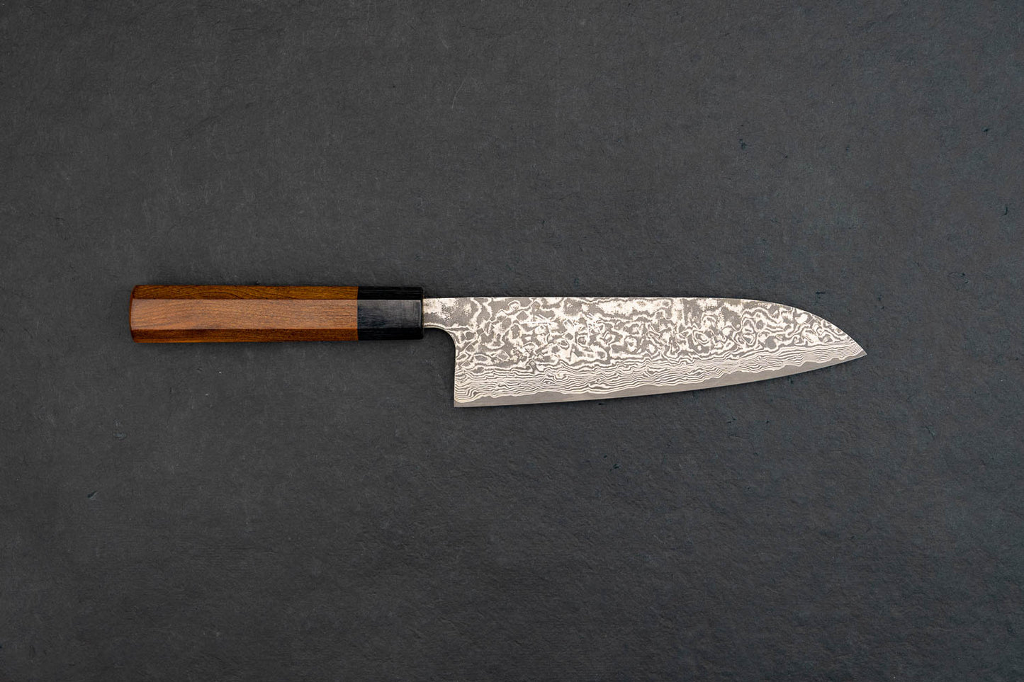 Takeshi Saji R2 Nickel Damascus Wa Santoku 165mm from Takeshi Saji