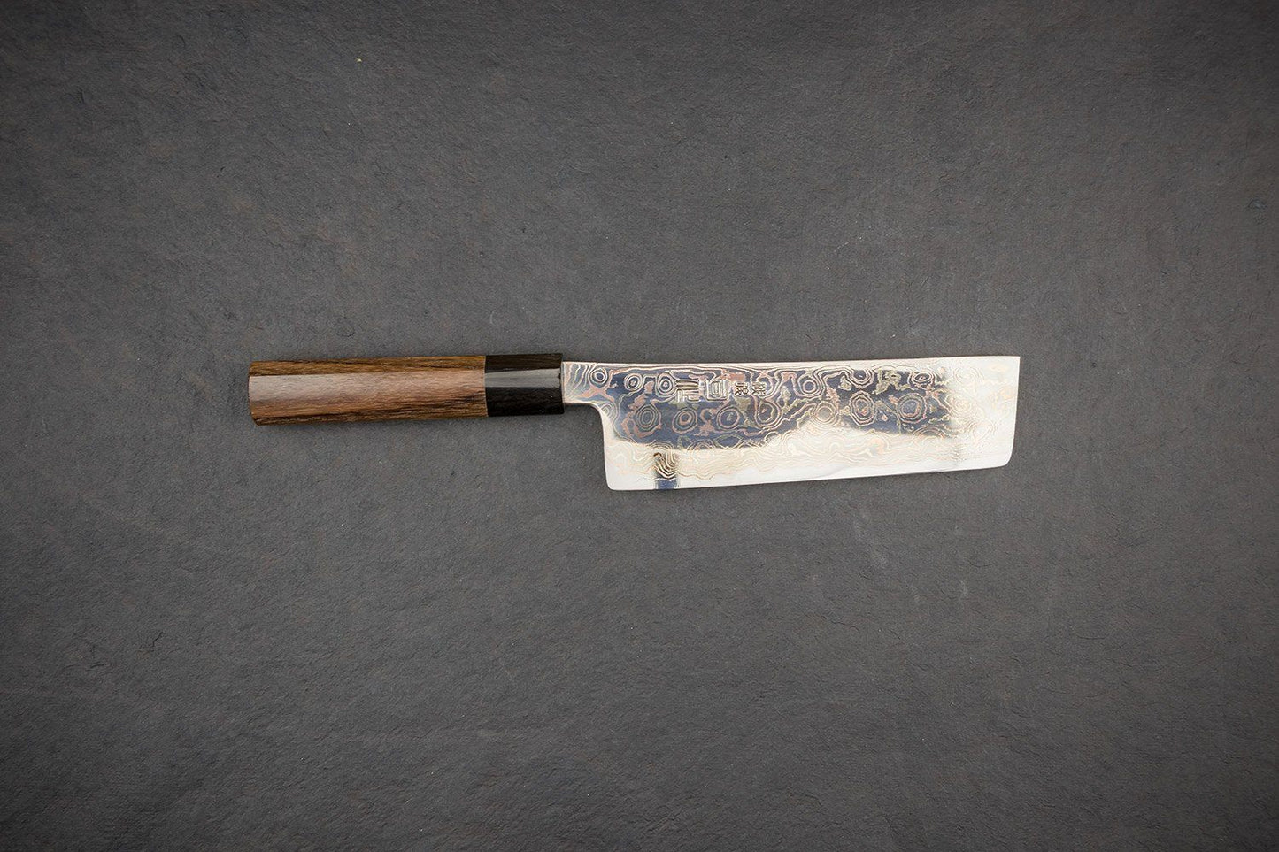 Tsukasa Hinoura VS2 Colour Damascus Nakiri 165mm from Tsukasa Hinoura