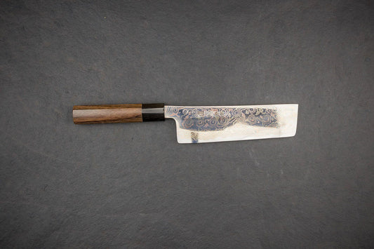 Tsukasa Hinoura VS2 Colour Damascus Nakiri 165mm from Tsukasa Hinoura