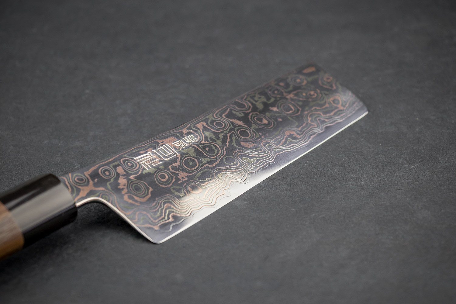 Tsukasa Hinoura VS2 Colour Damascus Nakiri 165mm from Tsukasa Hinoura