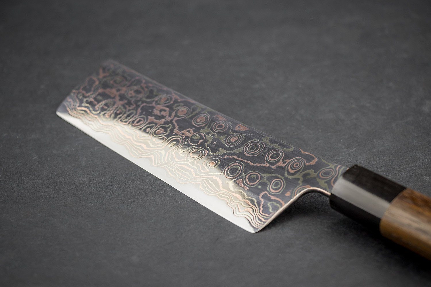 Tsukasa Hinoura VS2 Colour Damascus Nakiri 165mm from Tsukasa Hinoura