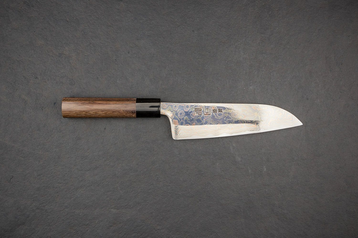 Tsukasa Hinoura VS2 Colour Damascus Santoku 165mm from Tsukasa Hinoura