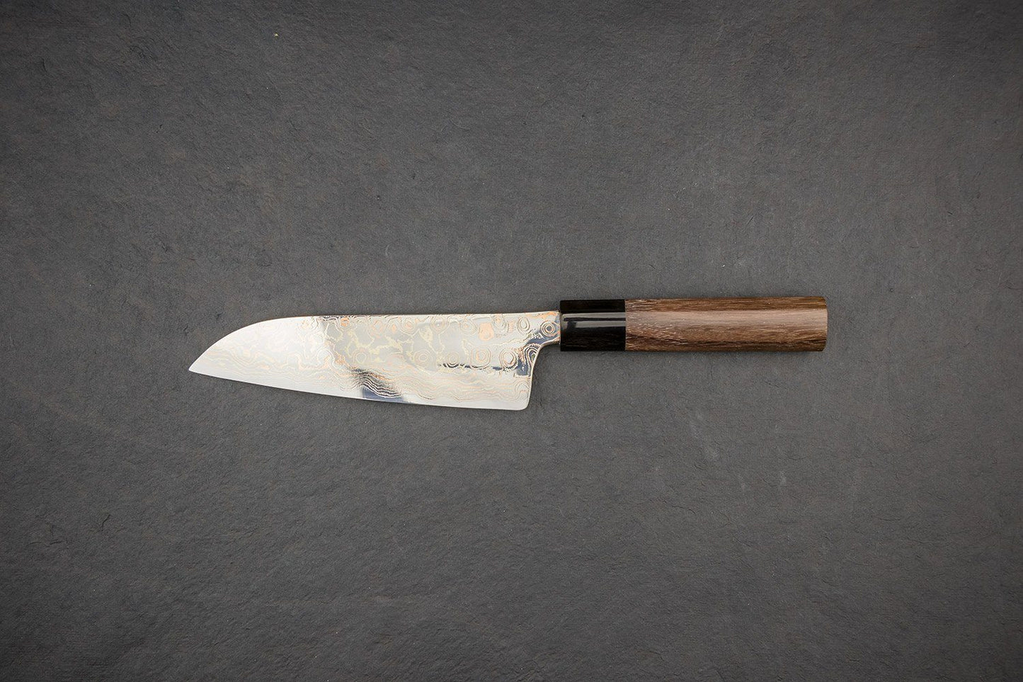 Tsukasa Hinoura VS2 Colour Damascus Santoku 165mm from Tsukasa Hinoura
