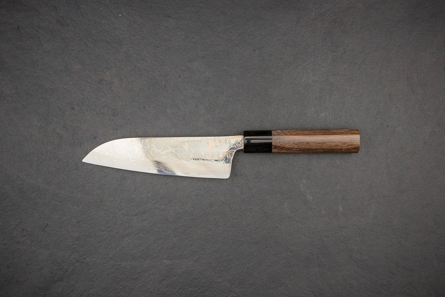 Tsukasa Hinoura VS2 Colour Damascus Santoku 165mm from Tsukasa Hinoura