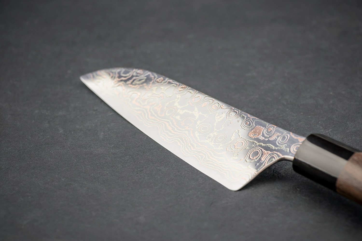 Tsukasa Hinoura VS2 Colour Damascus Santoku 165mm from Tsukasa Hinoura