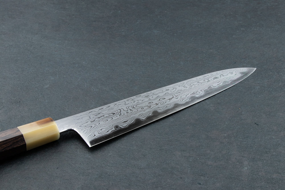 Satoshi Nakagawa x Naohito Myojin Aoichi Damascus Gyuto 240mm from Nakagawa Hamono