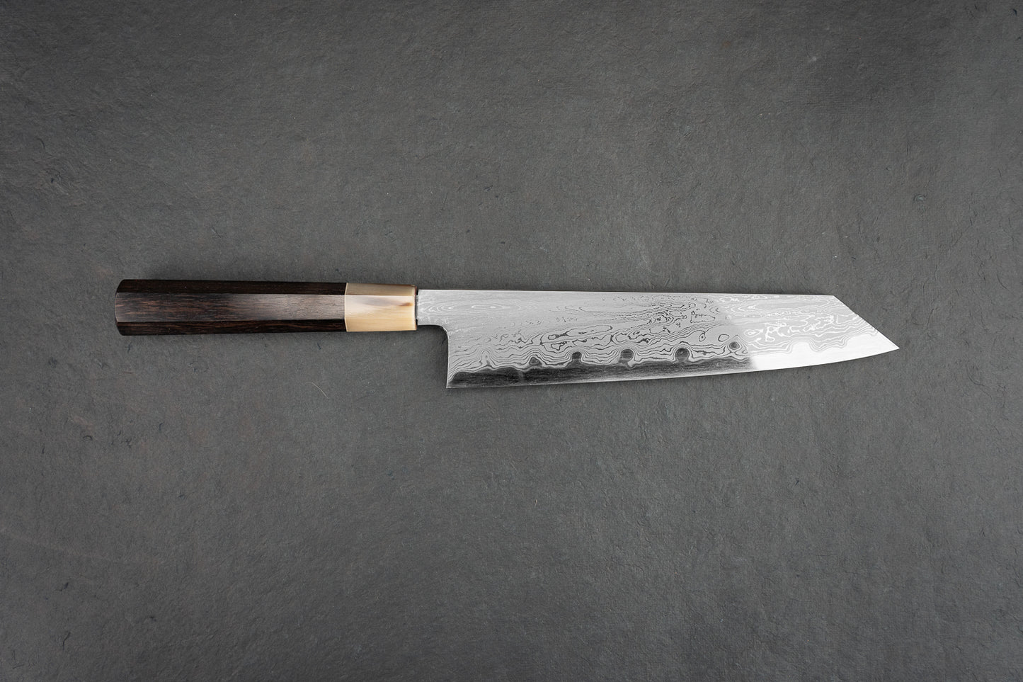 Satoshi Nakagawa x Naohito Myojin Aoichi Damascus Kiritsuke Gyuto 240mm from Nakagawa Hamono