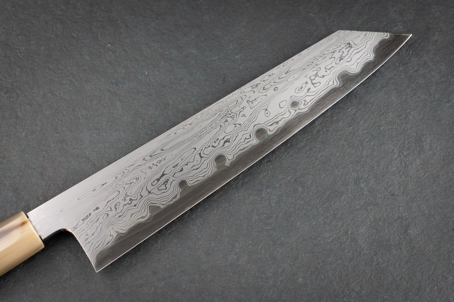 Satoshi Nakagawa x Naohito Myojin Aoichi Damascus Kiritsuke Gyuto 240mm from Nakagawa Hamono