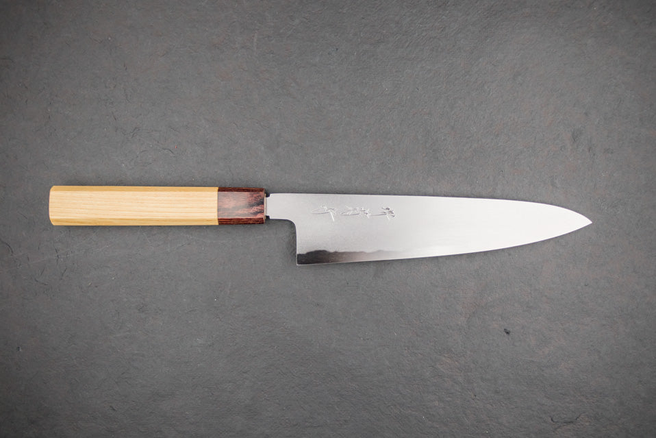 Sakai Kikumori Yoshikazu Tanaka Shironiko Kasumi Gyuto 210mm from Sakai Kikumori