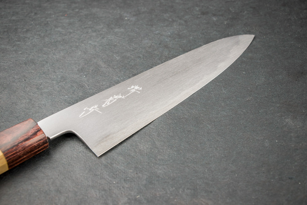 Sakai Kikumori Yoshikazu Tanaka Shironiko Kasumi Gyuto 210mm from Sakai Kikumori