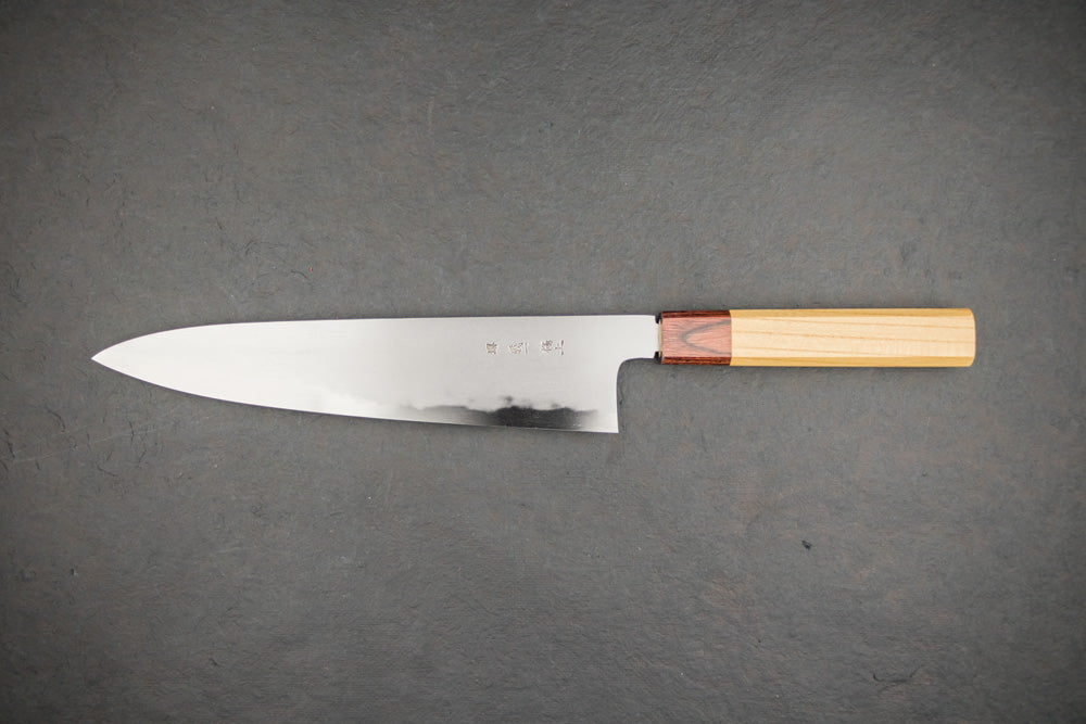 Sakai Kikumori Yoshikazu Tanaka Shironiko Kasumi Gyuto 240mm from Sakai Kikumori