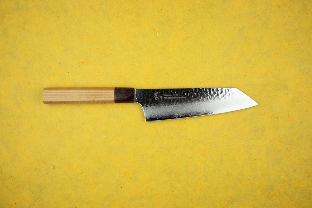 Sakai Takayuki VG10 33 Layer Damascus Kengata Santoku 160mm from Sakai Takayuki