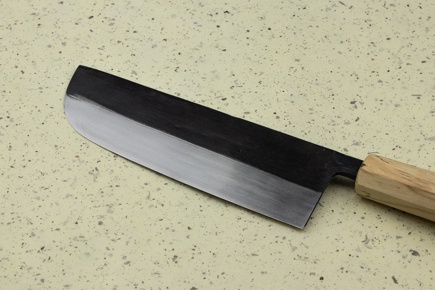Suzuki Uchi Hamono Shirogami Kurouchi Single Bevel Nakiri 165mm from Suzuki Uchi Hamono