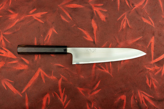 Toshihiro Wakui Shirogami Stainless Migaki Gyuto 210mm from Toshihiro Wakui