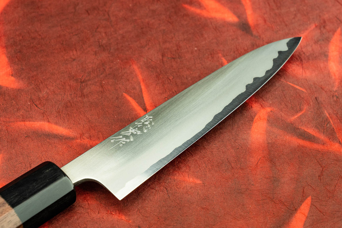Toshihiro Wakui Shirogami Stainless Migaki Petty 135mm from Toshihiro Wakui