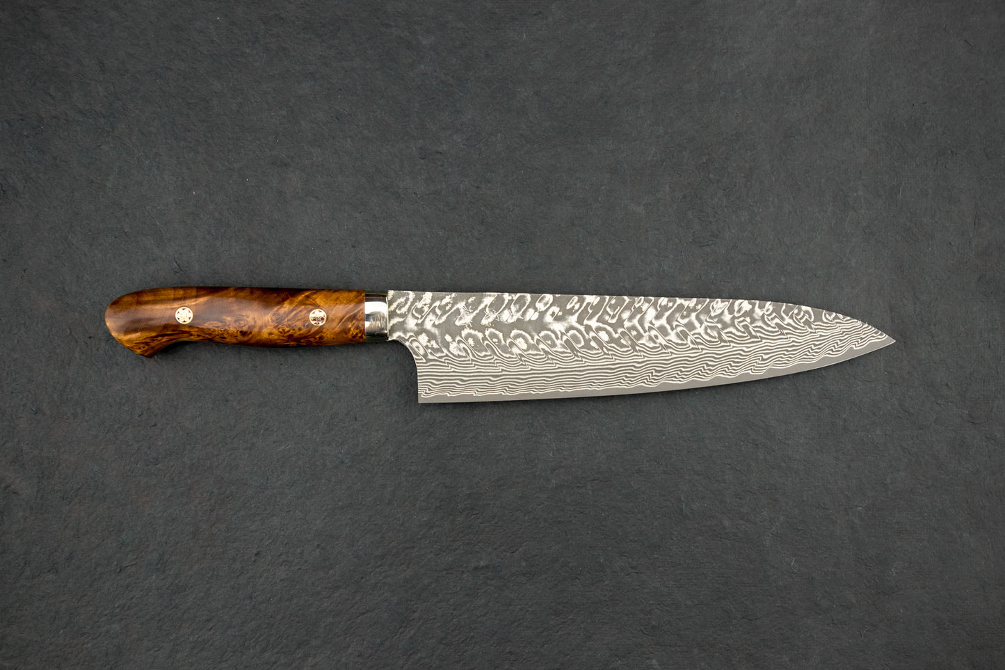 Yoshimi Kato SG2 Black Damascus Western Gyuto 210mm from Yoshimi Kato