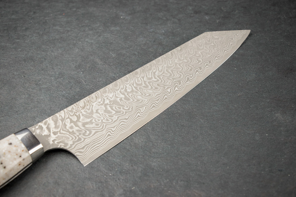 Yoshimi Kato SG2 Black Damascus Western Kiritsuke 210mm from Yoshimi Kato