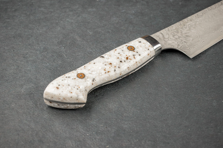 Yoshimi Kato SG2 Black Damascus Western Kiritsuke 210mm from Yoshimi Kato